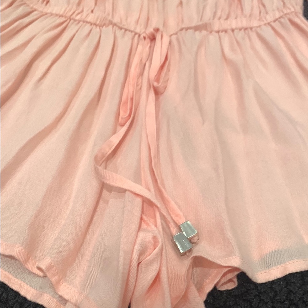 Elan Peach Casual Shorts with Flowing Design - Picture 8 of 12